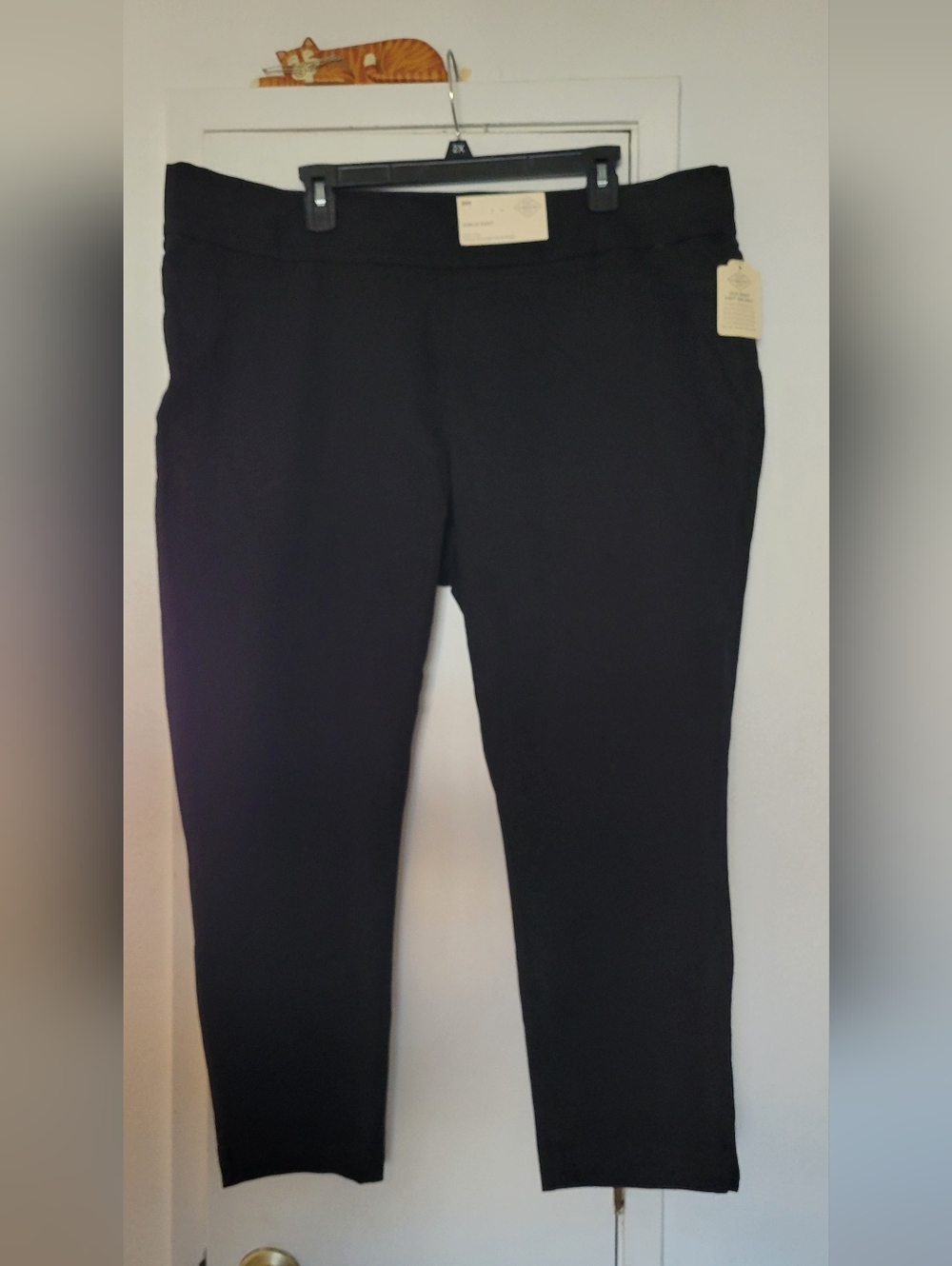 St. John's Bay Black Ankle Pants